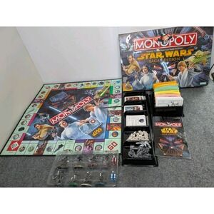 Monopoly STAR WARS SAGA Edition Board Game - Good‎ Condition - Complete